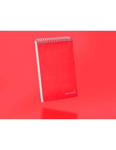 Cuaderno espiral liderpapel bolsillo dieciseiavo apaisado witty tapa dura dura 80h 60 grcuadro 4 mm colores stdos