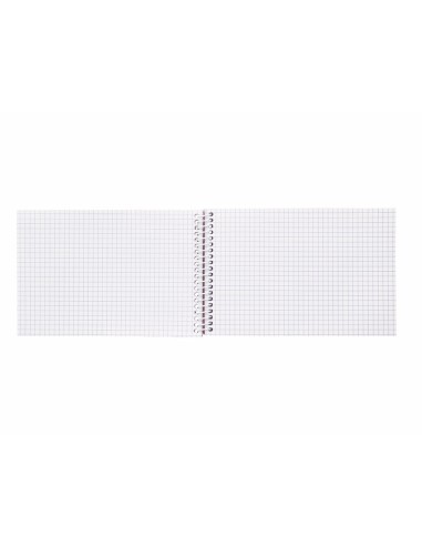Cuaderno espiral liderpapel bolsillo dieciseiavo apaisado witty tapa dura dura 80h 60 grcuadro 4 mm colores stdos
