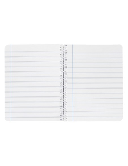 Cuaderno espiral liderpapel cuarto witty tapa dura 80h 75gr rayado montessori 5 mm colores surtidos