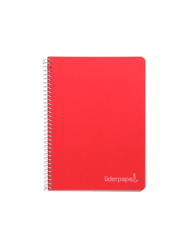 Cuaderno espiral liderpapel cuarto witty tapa dura 80h 75gr rayado montessori 5 mm colores surtidos