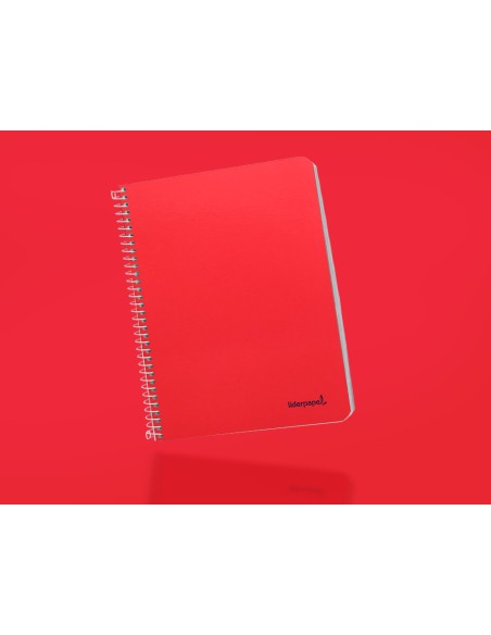 Cuaderno espiral liderpapel cuarto witty tapa dura 80h 75gr rayado nº 46 colores surtidos