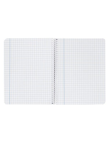 Cuaderno espiral liderpapel cuarto witty tapa dura 80h 75gr cuadro 6mm con margen colores surtidos
