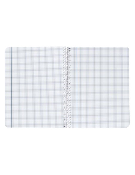 Cuaderno espiral liderpapel cuarto witty tapa dura 80h 75gr cuadro 3mm con margen colores surtidos