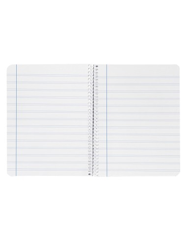 Cuaderno espiral liderpapel cuarto smart tapa blanda 80h 60gr pauta 25mm con margen colores surtidos