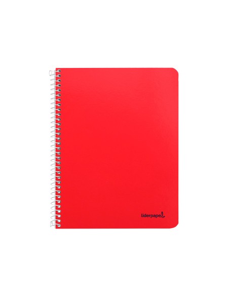 Cuaderno espiral liderpapel cuarto smart tapa blanda 80h 60gr pauta 25mm con margen colores surtidos
