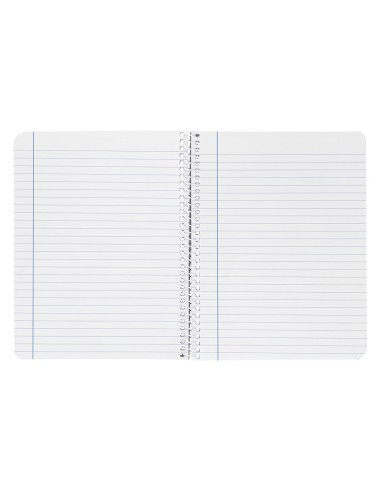 Cuaderno espiral liderpapel cuarto smart tapa blanda 80h 60gr horizontal 8mm con margencolores surtidos