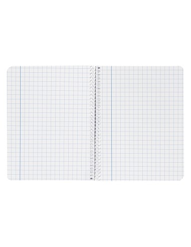Cuaderno espiral liderpapel cuarto smart tapa blanda 80h 60gr cuadro 8mm con margen colores surtidos