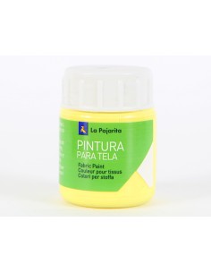 Pintura para tela la pajarita amarillo claro 25 ml