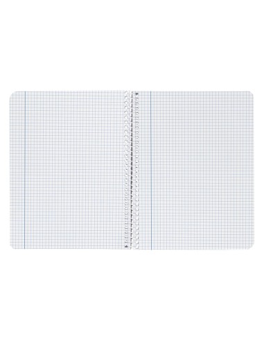 Cuaderno espiral liderpapel cuarto smart tapa blanda 40h 60gr cuadro 4mm con margen colores surtidos