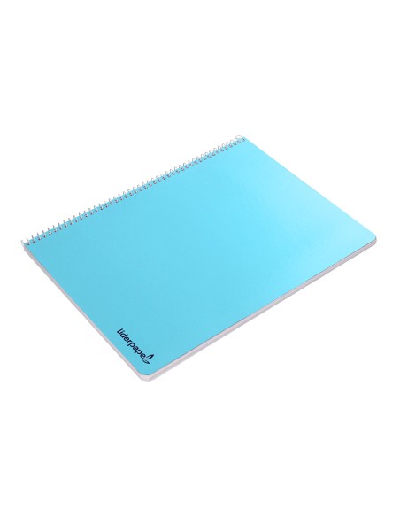 Cuaderno espiral liderpapel folio smart tapa blanda 80h 60gr rayado n 46 colores surtidos