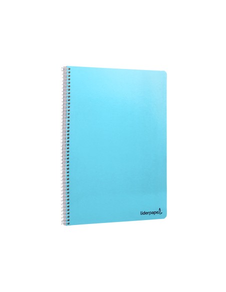 Cuaderno espiral liderpapel folio smart tapa blanda 80h 60gr rayado n 46 colores surtidos