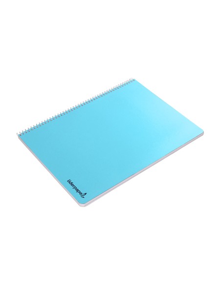 Cuaderno espiral liderpapel folio smart tapa blanda 80h 60gr liso sin margen colores surtidos