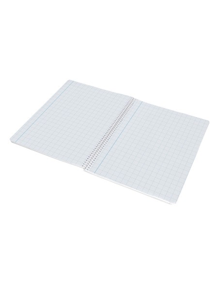 Cuaderno espiral liderpapel folio smart tapa blanda 80h 60gr milimetrado 2mm colores surtidos