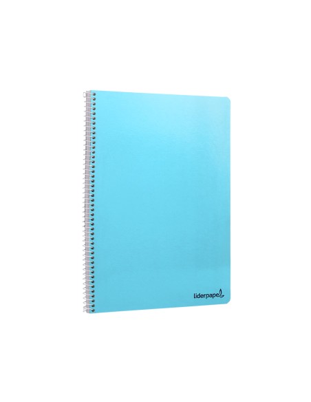 Cuaderno espiral liderpapel folio smart tapa blanda 80h 60gr milimetrado 2mm colores surtidos