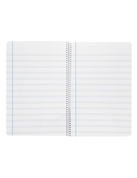 Cuaderno espiral liderpapel folio smart tapa blanda 80h 60gr pauta 25mm con margen colores surtidos