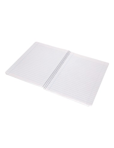 Cuaderno espiral liderpapel folio smart tapa blanda 80h 60gr pauta 35mm con margen colores surtidos