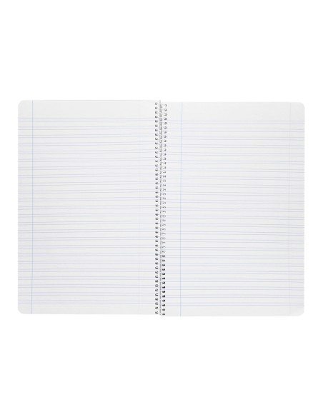 Cuaderno espiral liderpapel folio smart tapa blanda 80h 60gr pauta 35mm con margen colores surtidos