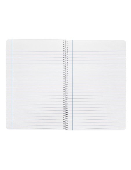 Cuaderno espiral liderpapel folio smart tapa blanda 80h 60gr horizontal 8mm con margen colores surtidos