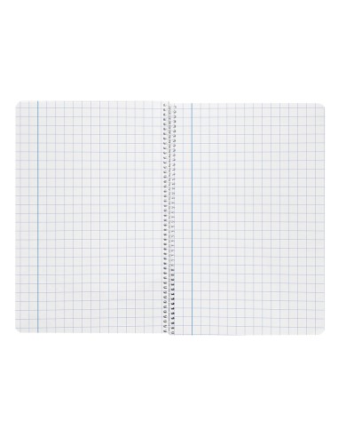 Cuaderno espiral liderpapel folio smart tapa blanda 80h 60gr cuadro 8 mm con margen colores surtidos