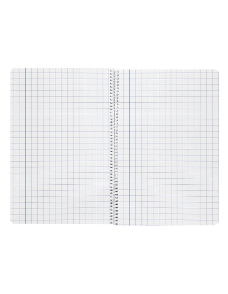 Cuaderno espiral liderpapel folio smart tapa blanda 80h 60gr cuadro 8 mm con margen colores surtidos