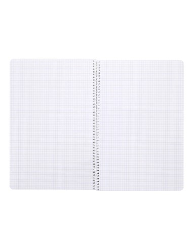 Cuaderno espiral liderpapel folio smart tapa blanda 80h 60gr cuadro 5 mm con margen colores surtidos