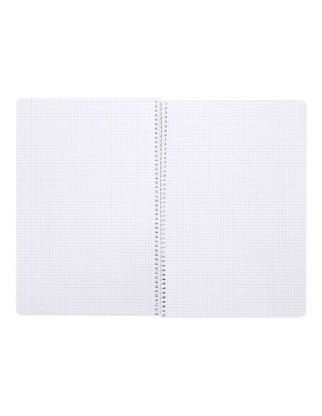 Cuaderno espiral liderpapel folio smart tapa blanda 80h 60gr cuadro 5 mm con margen colores surtidos