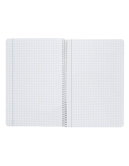 Cuaderno espiral liderpapel folio smart tapa blanda 80h 60gr cuadro 4 mm con margen colores surtidos