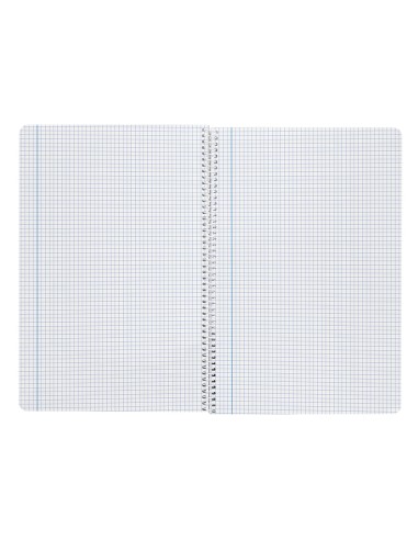 Cuaderno espiral liderpapel folio smart tapa blanda 80h 60gr cuadro 3 mm con margen colores surtidos