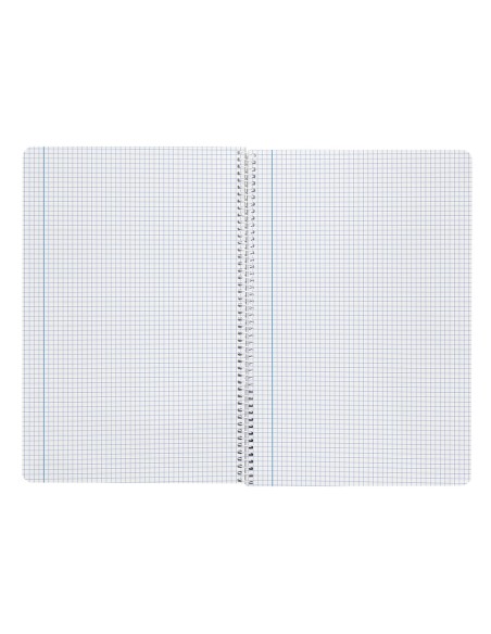 Cuaderno espiral liderpapel folio smart tapa blanda 80h 60gr cuadro 3 mm con margen colores surtidos