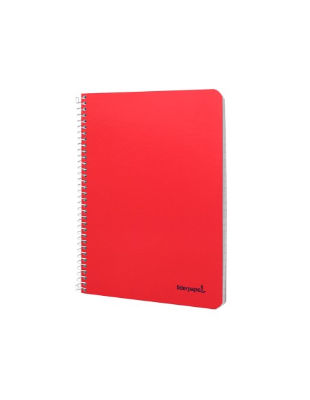 Cuaderno espiral liderpapel a5 micro smart tapa blanda 80h60gr horizontal 7mm doble margen 6 taladros colores