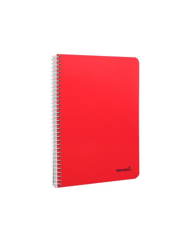 Cuaderno espiral liderpapel a5 micro smart tapa blanda 80h60gr horizontal 7mm doble margen 6 taladros colores