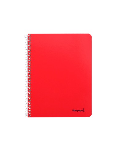 Cuaderno espiral liderpapel a5 micro smart tapa blanda 80h60gr horizontal 7mm doble margen 6 taladros colores