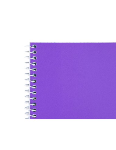 Cuaderno espiral liderpapel a4 micro smart tapa blanda 80h60gr cuadro 5mm doble margen 4 taladros colores surtidos