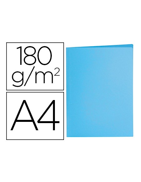 Subcarpeta liderpapel a4 azul pastel 180g m2