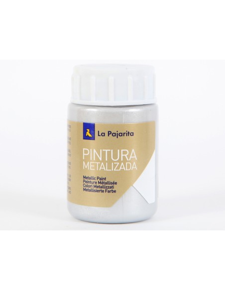 Pintura metalizada la pajarita plata 35 ml