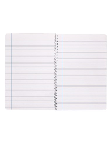 Cuaderno espiral liderpapel folio witty tapa dura 80h 75gr rayado montessori 5mm colores surtidos