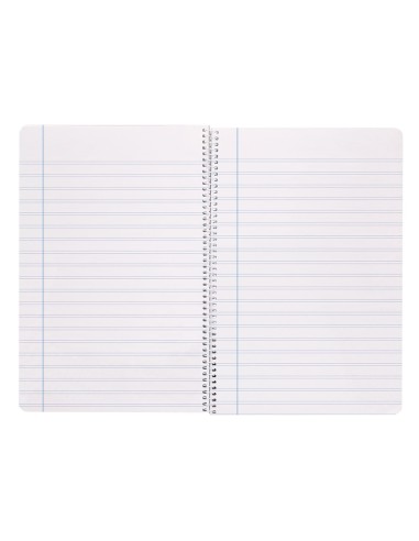 Cuaderno espiral liderpapel folio witty tapa dura 80h 75gr rayado montessori 35mm colores surtidos