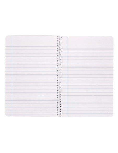 Cuaderno espiral liderpapel folio witty tapa dura 80h 75gr rayado montessori 35mm colores surtidos