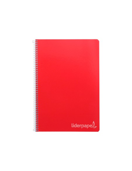 Cuaderno espiral liderpapel folio witty tapa dura 80h 75gr rayado montessori 35mm colores surtidos