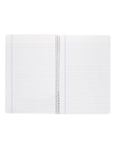 Cuaderno espiral liderpapel folio witty tapa dura 80h 75gr rayado horizontal 8mm con margen colores surtidos