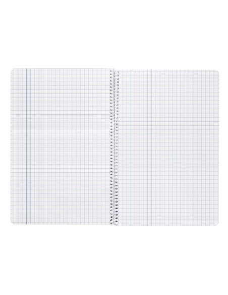 Cuaderno espiral liderpapel folio witty tapa dura 80h 75gr cuadro 8mm con margen colores surtidos