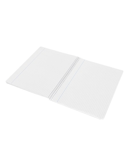 Cuaderno espiral liderpapel folio witty tapa dura 80h 75gr cuadro 3mm con margen colores surtidos