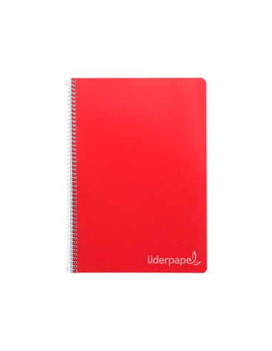 Cuaderno espiral liderpapel folio witty tapa dura 80h 75gr cuadro 3mm con margen colores surtidos