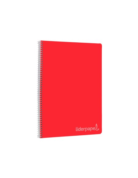 Cuaderno espiral liderpapel folio witty tapa dura 80h 75gr cuadro 4mm con margen colores surtidos