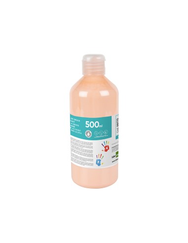 Pintura dedos liderpapel botella de 500 ml carne