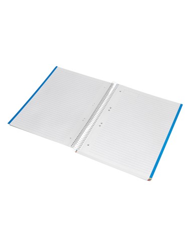 Cuaderno espiral liderpapel a5 micro jolly tapa forrada 140h 75 gr horizontal 5 bandas6 taladros colores surtidos