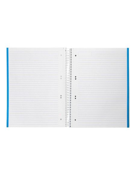 Cuaderno espiral liderpapel a5 micro jolly tapa forrada 140h 75 gr horizontal 5 bandas6 taladros colores surtidos