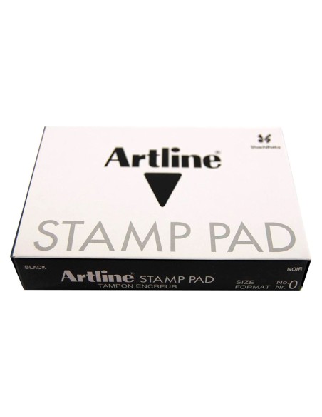 Tampon artline nº2 negro 87x143 mm