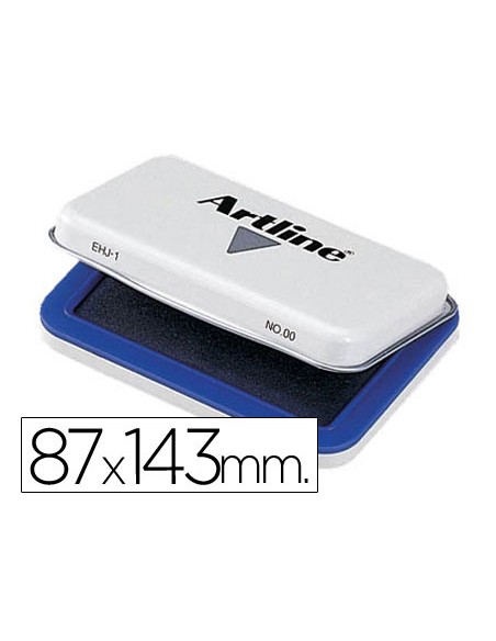 Tampon artline nº2 azul 87x143 mm