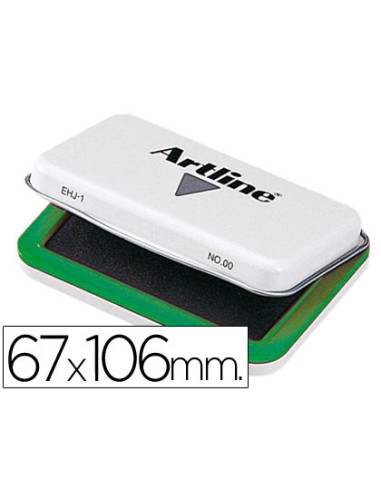 Tampon artline nº1 verde 67x106 mm